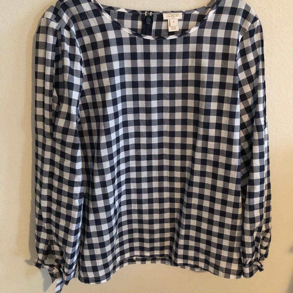 J Crew Factory Top with open shoulder detail